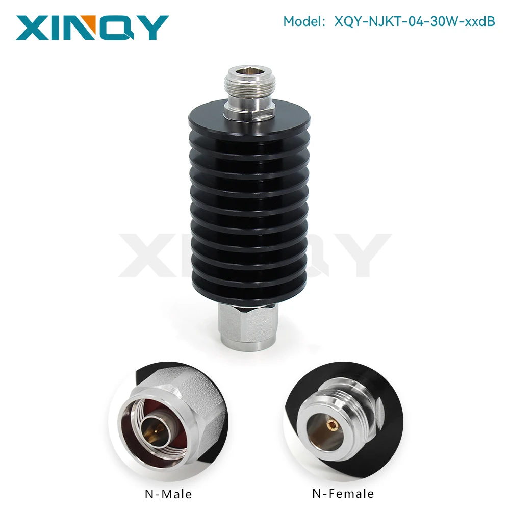 xinqy-n-jk型rf減衰器-30w高出力信号-dc-4g-1-40db減衰値