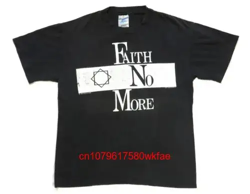 Винтажная Футболка Faith No More 1990, длинная или короткая футболка с длинным или коротким рукавом с изображением настоящих городов