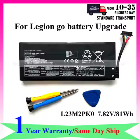 81Wh L23M2PK0 Expand Capacity Battery Upgrade L23M2PK0 For Lenovo Legion Go 8APU1 AMD Z1 Extreme Handheld Game Computer