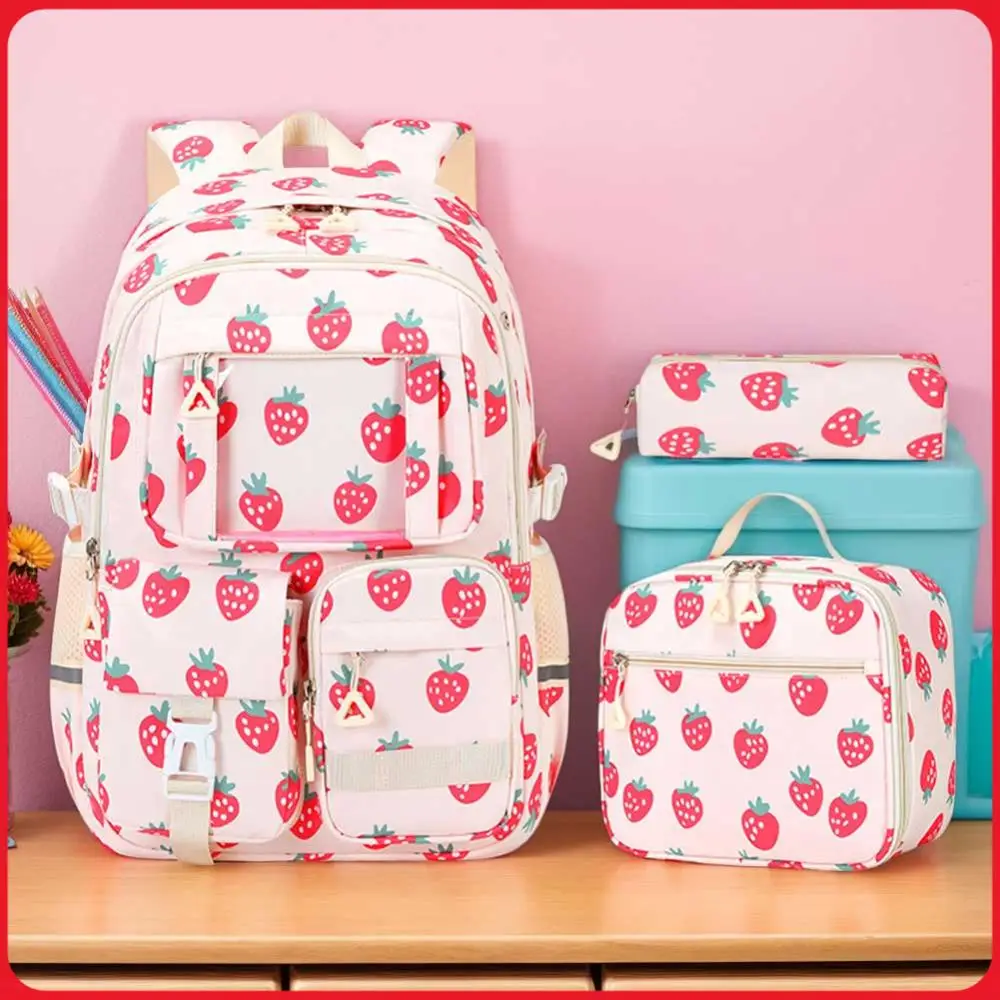 3-piece-set-cute-kids-teens-backpack-with-lunch-bag-pencil-pouch-lightweight-backpack-multi-pocket-bookbag-for-girls