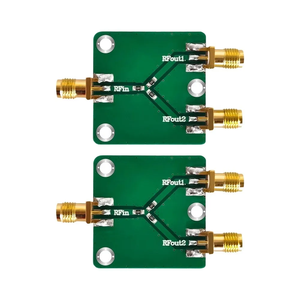 Compact 2-Way RF Signal Splitter DC Up To 5GHz K Connector Design For Telecom Broadcasting And Electrical Supply Systems