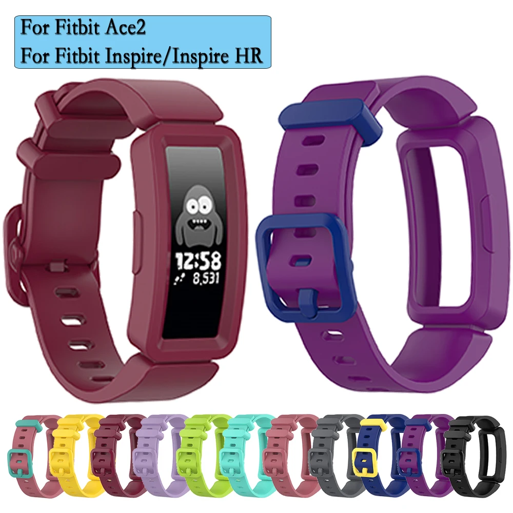 

Silicone Strap For Fitbit Ace2/Inspire/Fitbit Inspire HR Durable Watchband Sports Wristband Replacement Watch Accessories