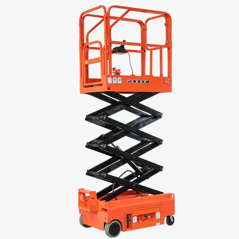 Customized fully self-propelled lift scissors hydraulic aerial work platform vehicle electric climbing car