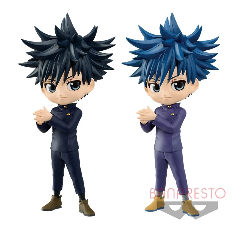 

Bandai Original 14Cm Q posket Fushiguro Megumi Action Figure jujutsukaisen Anime Figure Toys For Kids Gift Collectible Model