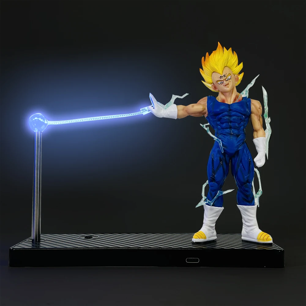 Vegeta Super Saiyan luz nocturna magnética Dragon Ball Z figura de Anime niños regalo de cumpleaños de Navidad estudio Goku luz ambiental ‌