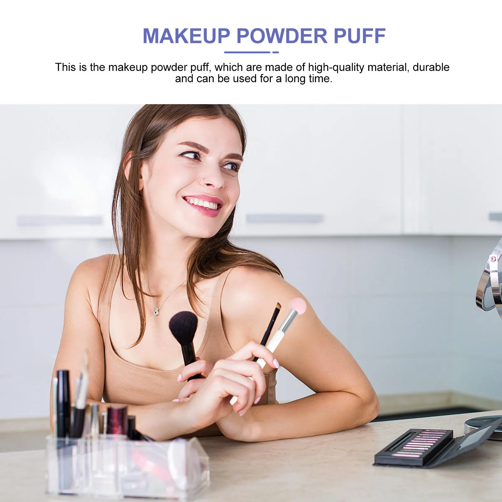 

5Pcs Makeup Supply Concealer Sponge Head Powder Puff for Daily and Professional Makeup Mushroom Head Sponges Concealer