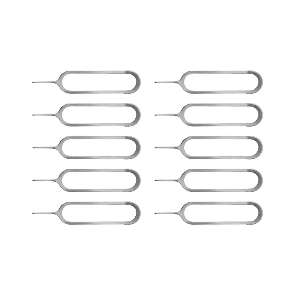 10pcs Phone SIM Card Pin Removal Needle Repair Fitting Small Ejector Tools