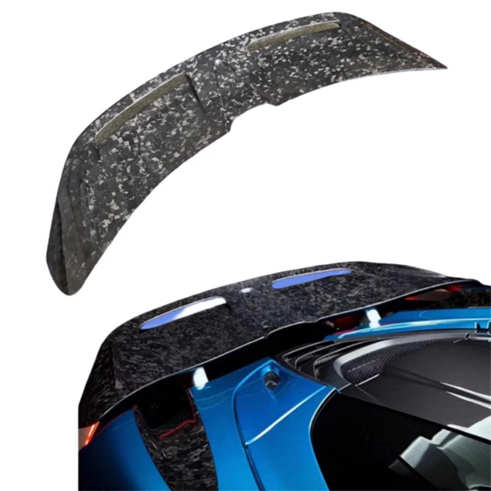 High quality factory price perfect fit for McLaren 720S forged carbon fiber M-style rear spoiler wing body kit