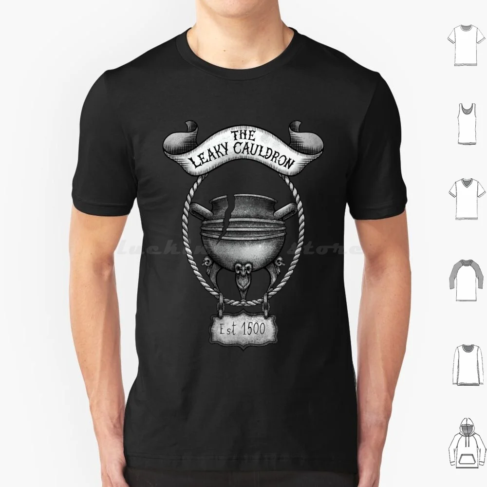 The Leaky Cauldron T Shirt Cotton Men Women DIY Print The Leaky Cauldron Leaky Cauldron Cauldron Leaky Leaky News Potter