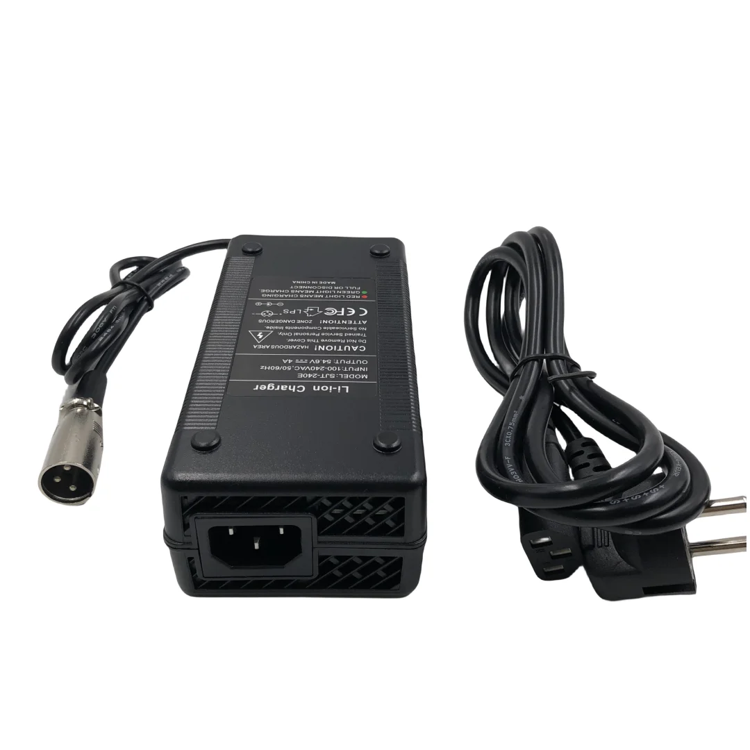 48V Fast Charger Output 54.6V4A Li-ion Battery Charger for 13S 48V Li-ion pack Kugoo G1 Charger DC,GX16,XLR