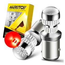 AUXITO 2Pcs BAY15D LED 12V 1157 P21/5W LED Canbus Error Free DRL Car Reverse Driving Light Parking Position Lamp Red 6000K White