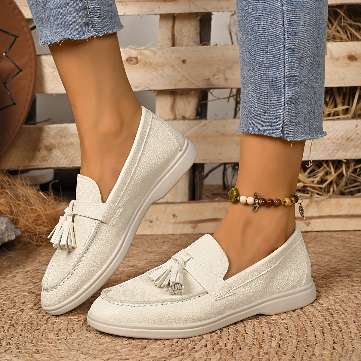 

Женские лоферы без шнуровки на плоской подошве, женская брендовая весенне-осенняя повседневная обувь на плоской подошве, женские удобные кроссовки больших размеров