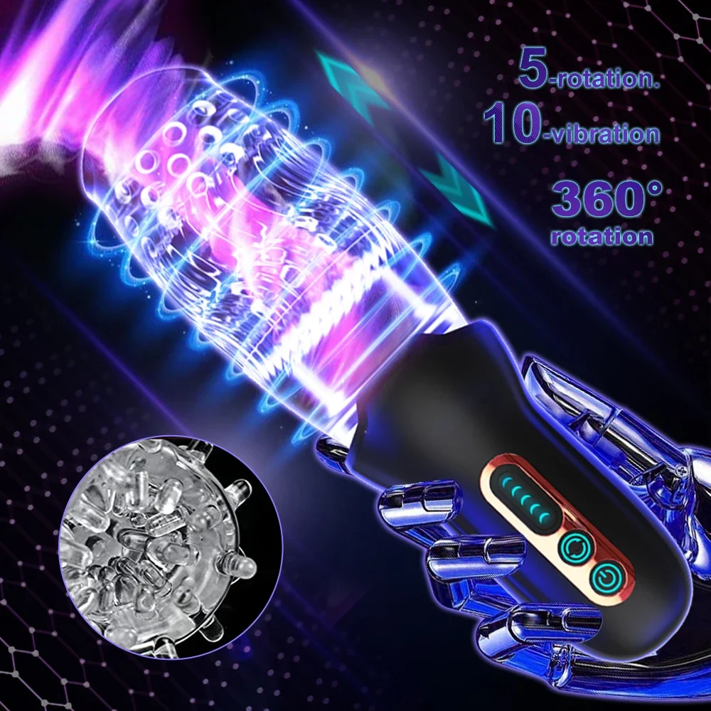 GAWK GAWK 3000 Adult Sex Toy Rotary Flashlight Electric Spinning Vibrating Realistic Penis Trainer Masturbation Cup for Man Male