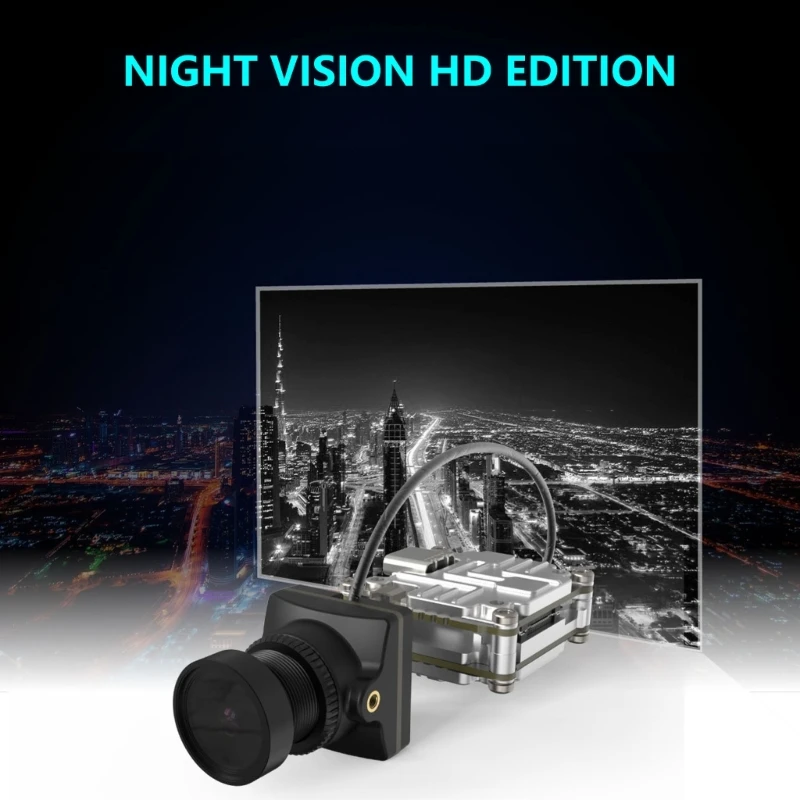 FPV Digital Night Camera For Competitive Quadcopter No Interferences Across Channel 8CH 5.8GHz