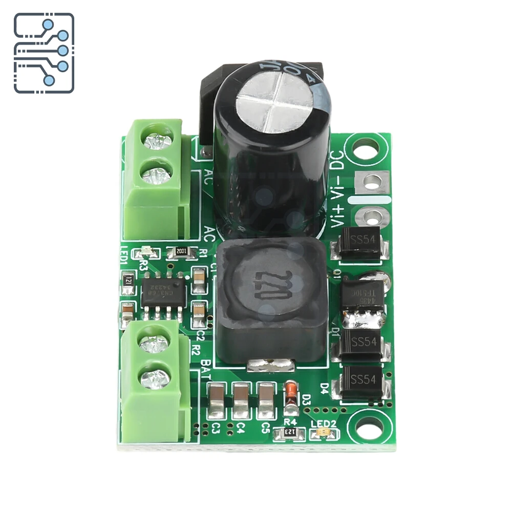 12V lead-acid battery charging module Three-stage charging CN3768 charging module Constant current charging AC 12-20V/DC 15-30V