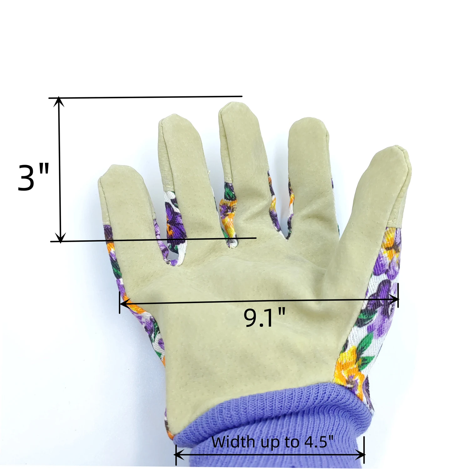 Medium Size - 2 Pairs Genuine  Gardening Thorn Proof Ladies Leather Gloves  Light Duty Working Gloves, Gardening Gifts for Women