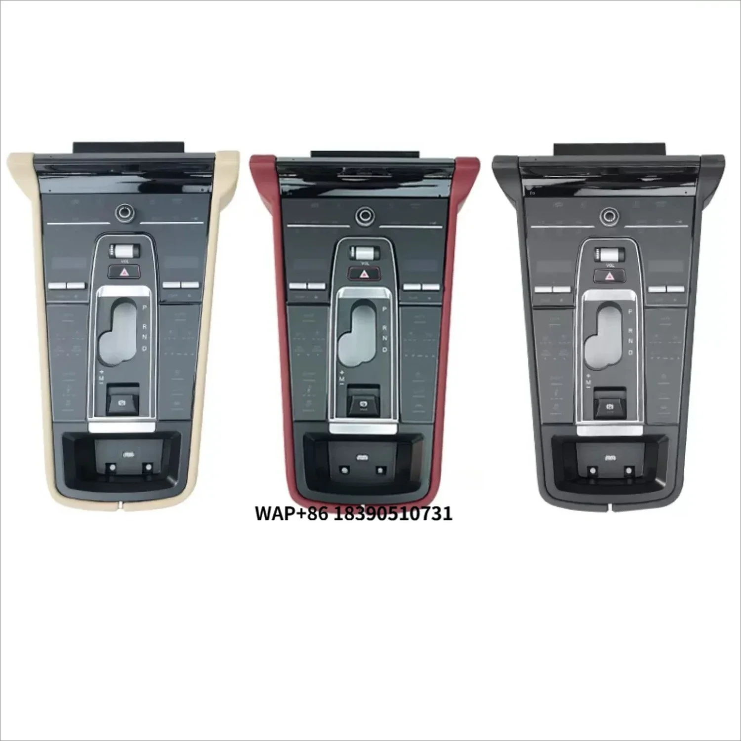 Center Console Panel HU Car Interior Upgrade Kit for Cayenne 2010-2017 Multi-function LCD Display