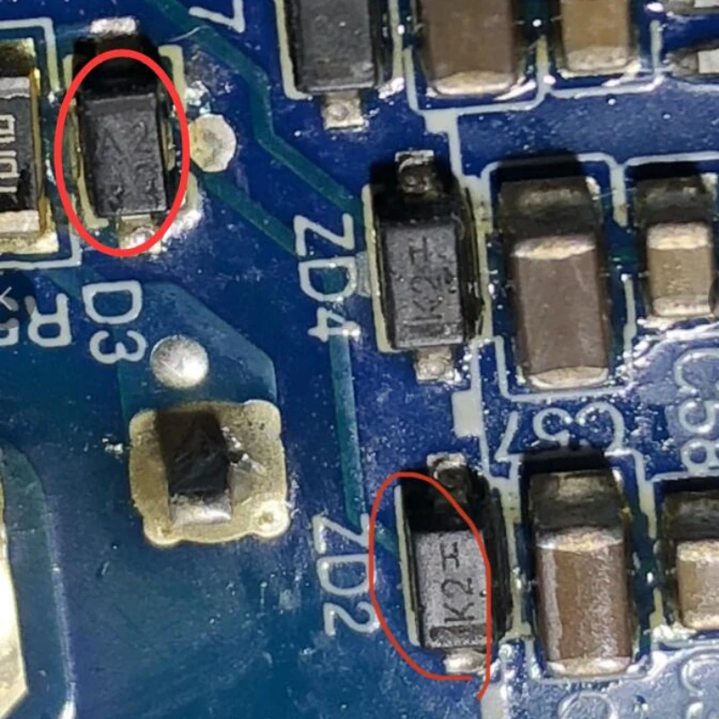 

K2 Zener Diode A2 Switching Diode Geely EV450 Charging Machine New Energy Computer Board Vulnerable