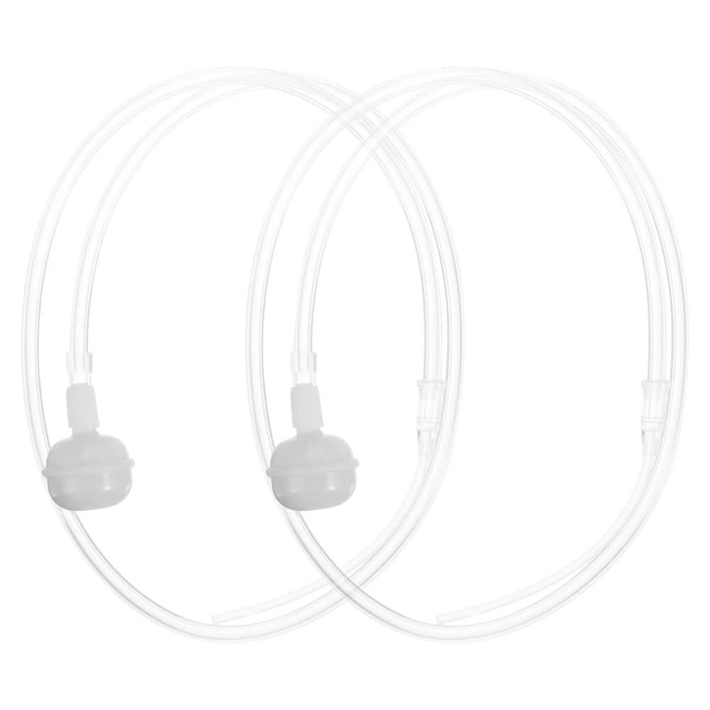 

2pcs Breastfeeding Aid Tube Hose Straw White Baby Bottles Pipe Newborn Lactation Support Nursing Feeding Dispenser
