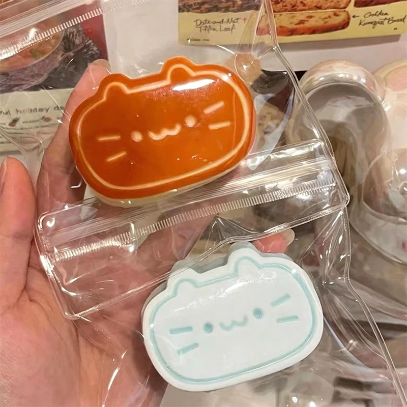 Klebrige Niedliche Katzen-Käse-Mochi Squishy Stressabbau-Spielzeug Langsam Zurückfederndes Fidget-Spielzeug Käse-Kätzchen Quetschspielzeug für Erwachsene