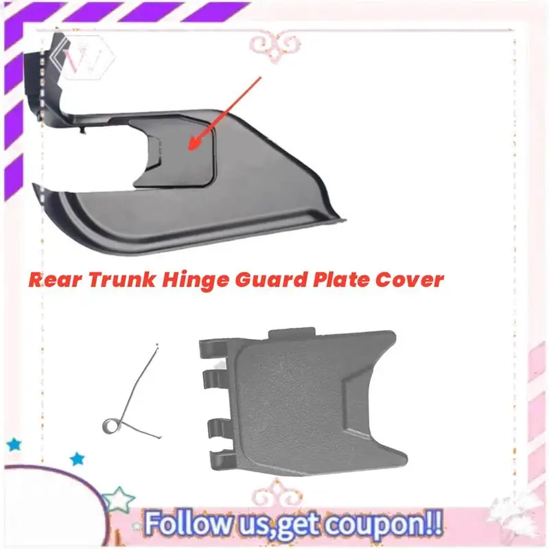 

Easy To Use Car Rear Trunk Hinge Guard Plate Caps For Maserati Quattroporte M156 14-21 Door Guards Trim Cover