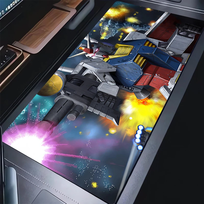 

Mouse Pad Mechanical Warrior RX-78-2 Gundam Gaming Mats HD PC Accessories Keyboard Pad Rubber Mousepad Laptop Desk Mat Mouse Mat