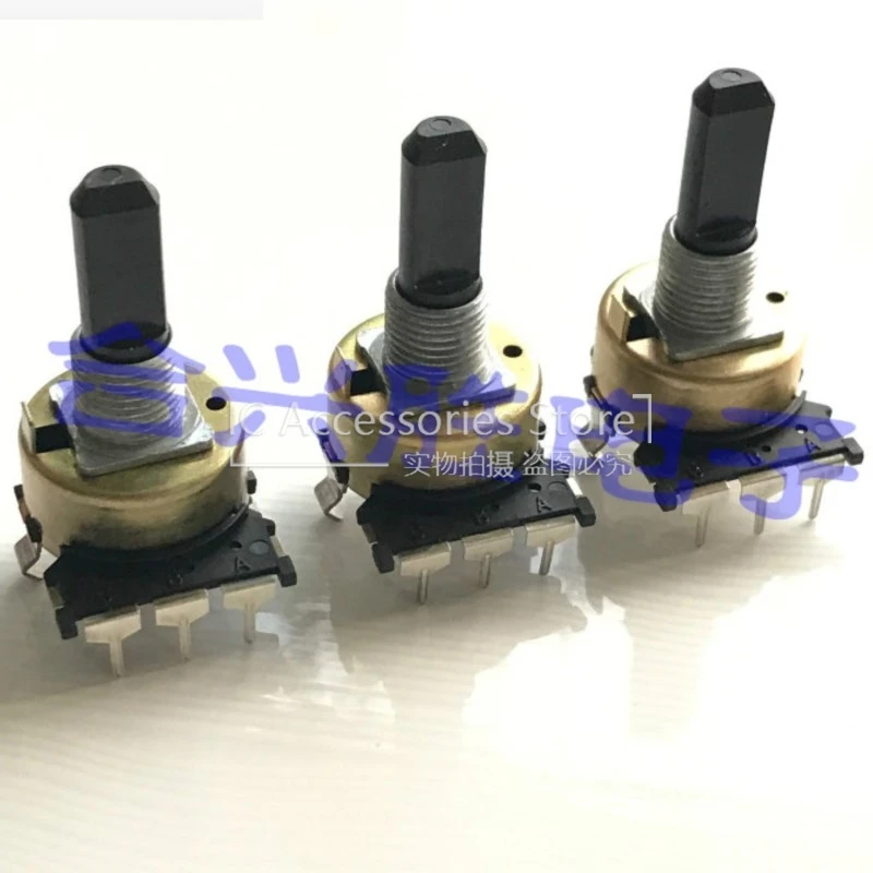 1PCS 360 Degree Rotary Encoder 24 Positioning 24 Pulses Old Fashioned Power Amplifier Master Volume Adjustment Shaft 20MM