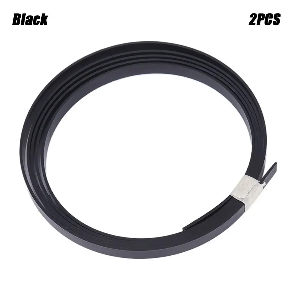 2pcs New Guitar Bass Ukulele Suitable For Guitar Edging Edging Inlay Guitar Parts Plastic Binding Edging Making Edging Strip