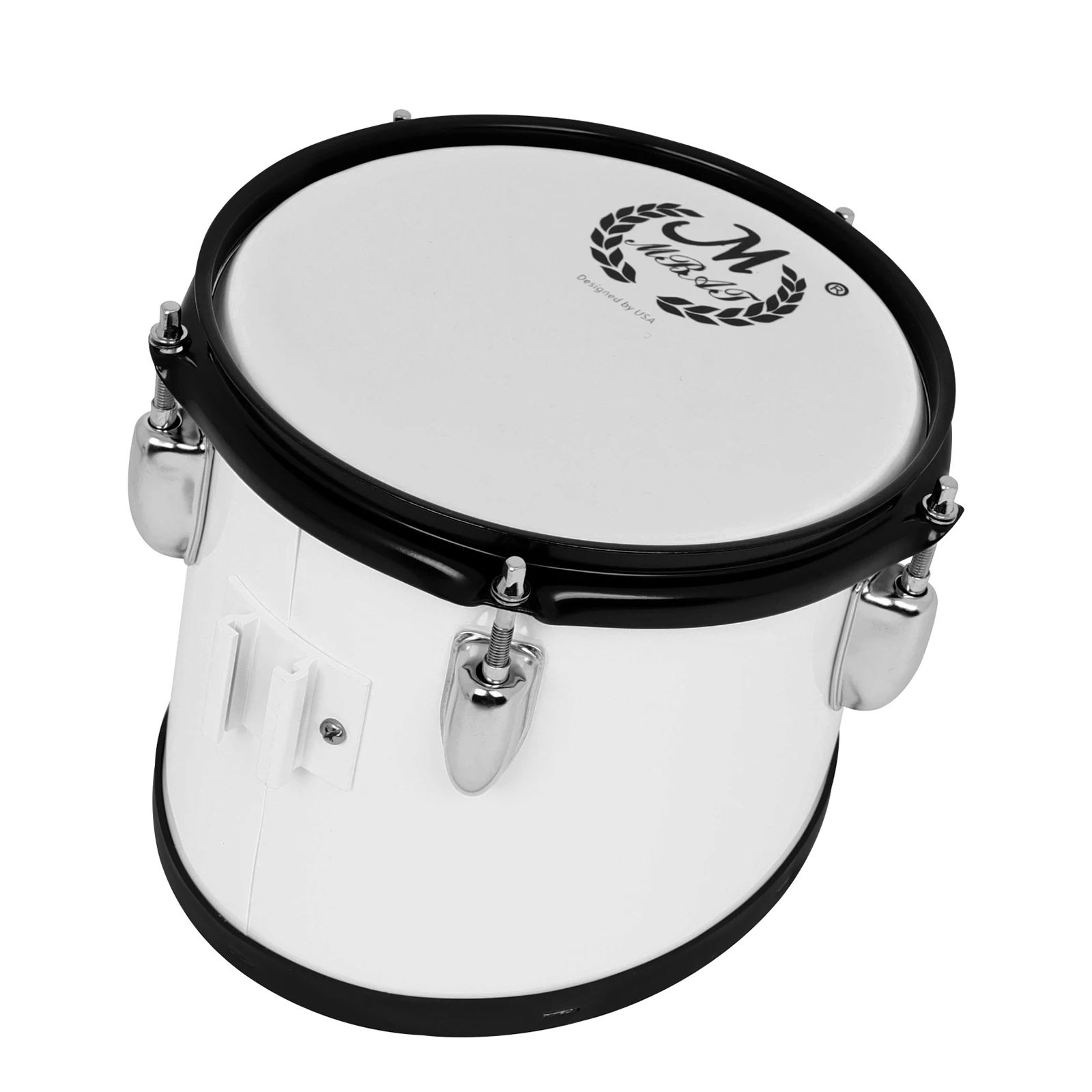 6-Piece Marching Drum Set – Sextet Toms with Carrying Frame Multi-Section Adjustable Back Rack, Includes Drumsticks & Tools view 6