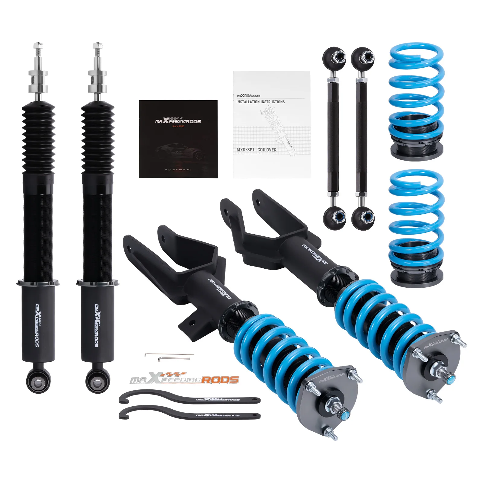 24 Ways Adjustable Damper Coilover Suspension Strut For Tesla Model 3 5YJ3 Sedan Coilover Suspension Lowering Kit