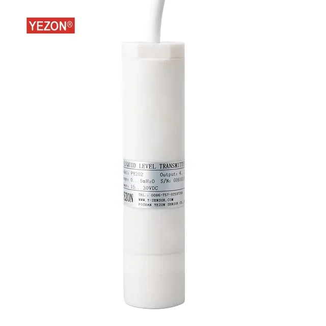 PY202 Submersible PTFE Liquid Level Sensor Corrosion Resistant Anticorrosive Input Chemical Liquid Level Gauge Transmitter