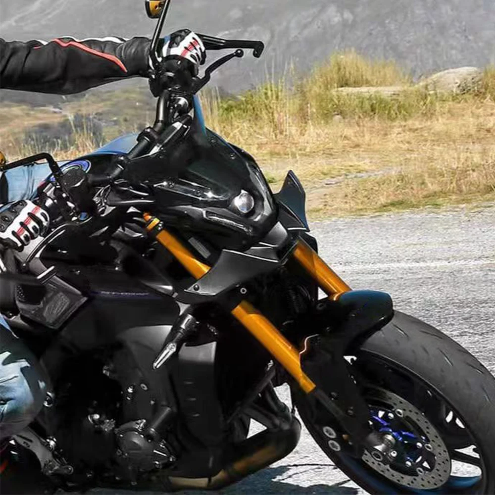 For Yamaha MT-09 Aero Performance Kit-Bird Mouth Fairing Lower Cover Wind Deflector Bat-Shaped Mud Flap Airfoil Aero Wing