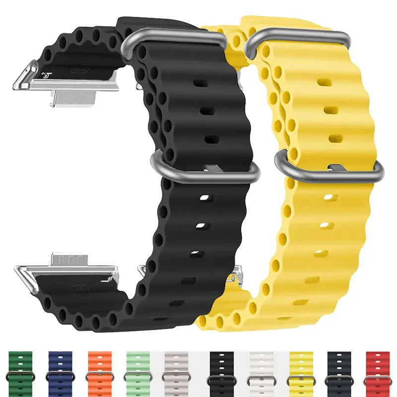 

Silicone Band For Huawei Watch FIT 3 Strap Accessories Ocean sport Wristband Replacement bracelet correa HUAWEI fit 3 band