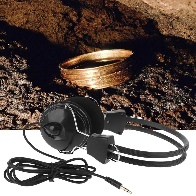 Cuffia Auricolare per GF2 T2 FS2 Metallo Tester Oro Detector Treasure Hunter Scanner Sotterraneo Accessori Nessun Rumore