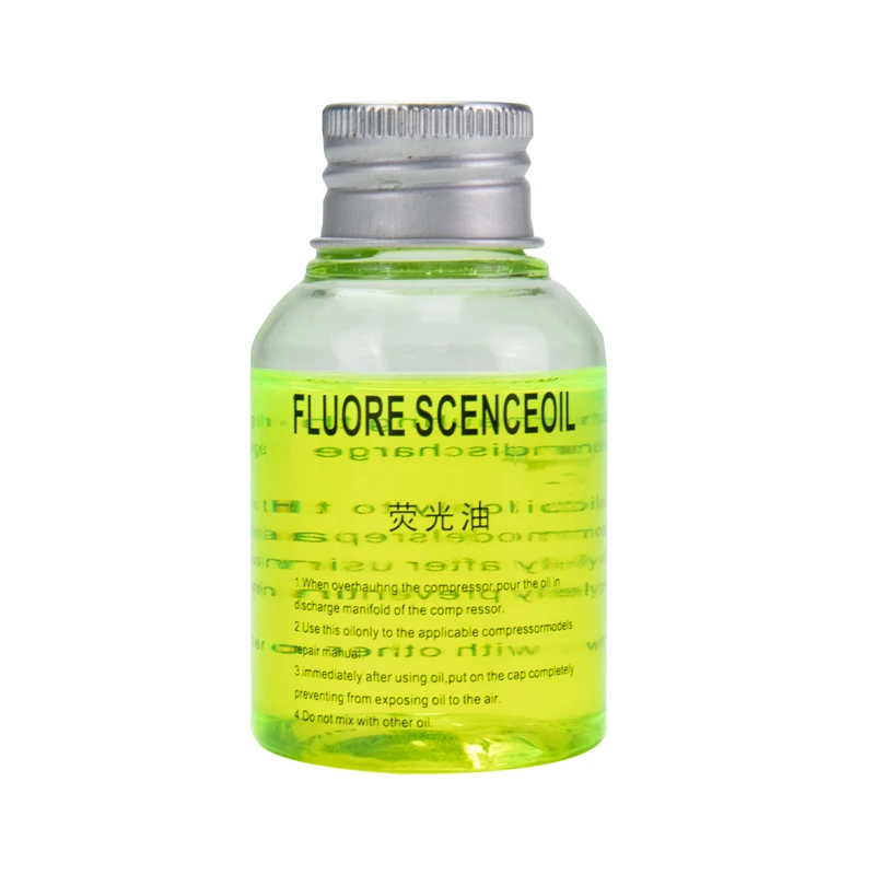 Universal Oil with Fluorescent Leak Detection Leak Test UV Dye for Car AC A/C Auto Air Conditioning Pipeline Tracer