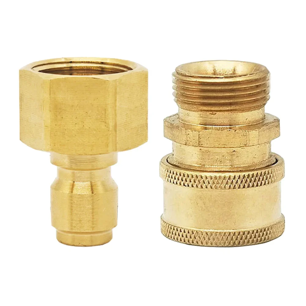 Convenient Disassembly M22 Quick Connector High Pressure Washer 5000 PSI Brass Construction High Water Pressure