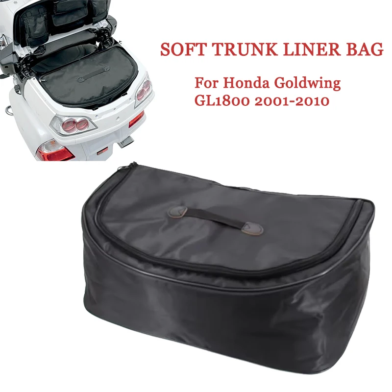 Waterproof Motorcycle Bag Side Case Inner Bags Luggage Bags Black For Honda Goldwing GL1800 2001 2002 2003 2004 2005 2001-2020