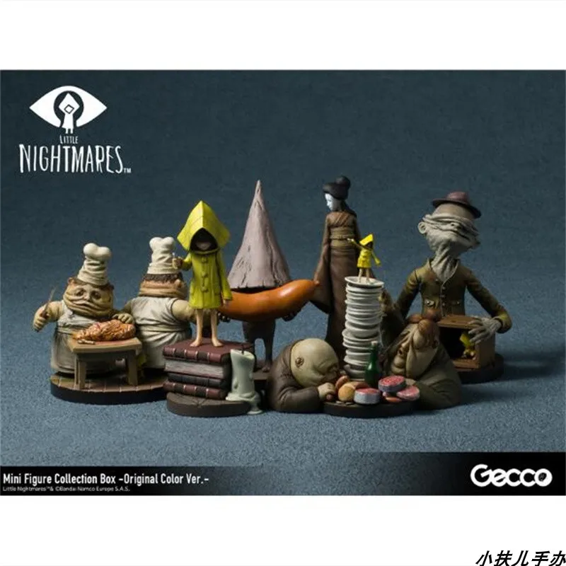 الجديد في المخزون Sellwell Little Nightmares الجزار وزوجة الجزار دمية يدوية الصنع نموذج الجدة الرعب الحلي لعبة Gif