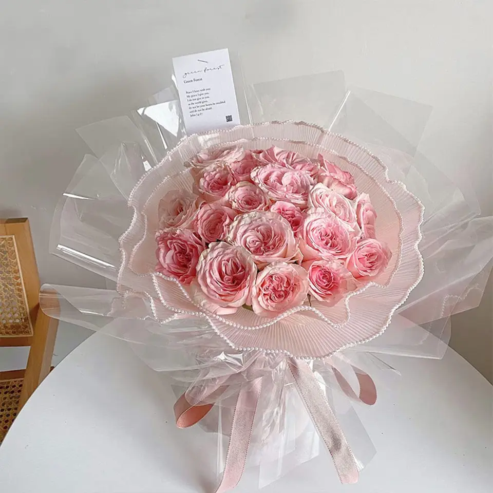 GORGECRAFT 2 Sacs 9m×28cm Papier pour Bouquet de Fleur, Emballage Fleur Maille Froissée Filet Ondulé, Papier Bouquet de Fleur Perle, pour Mariage Fête, Anniversaire, Saint Valentin GORGECRAFT 2 Sacs 9m×28cm Papier pour Bouquet de Fleur, Emballage Fleur Maille Froissée Filet Ondulé, Papier Bouquet de Fleur Perle, pour Mariage Fête, Anniversaire, Saint Valentin