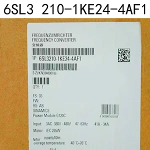 6SL3210-1KE24-4AF1 Power Module 6SL3 210-1KE24-4AF1 Converter 22.0KW