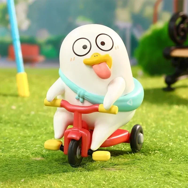 سلسلة الحياة الترفيهية من POPMART Duckyo صندوق أعمى ألعاب Kawaii أنيمي شخصية الحركة Caixa Caja مفاجأة صندوق غامض دمى الفتيات هدية