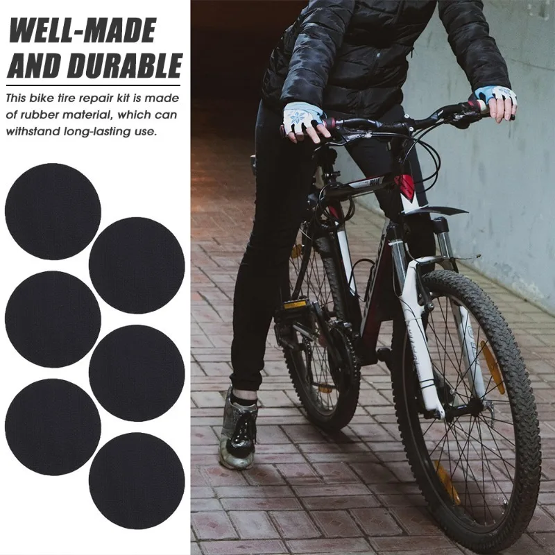 Bike Ultra Thin Tire Patches Fast Repair Tool Without Glue Mountain/Road Bike Tyre Inner Tube Repair Patches Bicycle Accessories