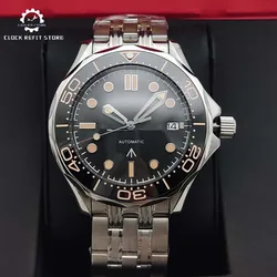 Men's  Automatic Mechanical Watch Classic Fashion Men's Watches Brushed Stainless Steel Case Ceramic Bezel Men's Clock