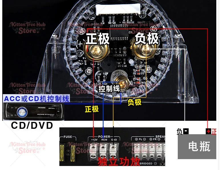 DS Car Audio Modified Amplifier Subwoofer 9.0 Farara Capacitor 9.0F Capacitor Pond Filter
