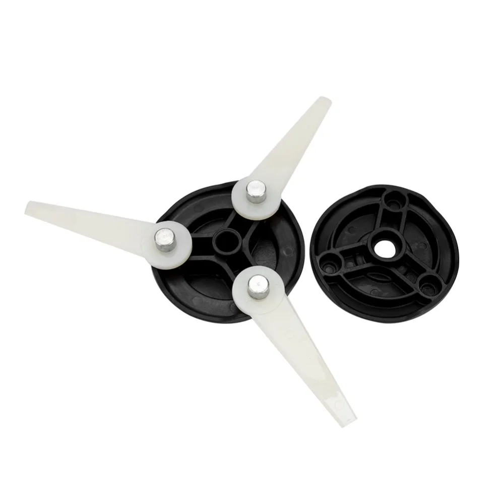 Plastic Grass Trimmer Head Compact White Brush Cutter Head Easy to Install Universal Mowing Head Replacement for PolyCut 6‑3