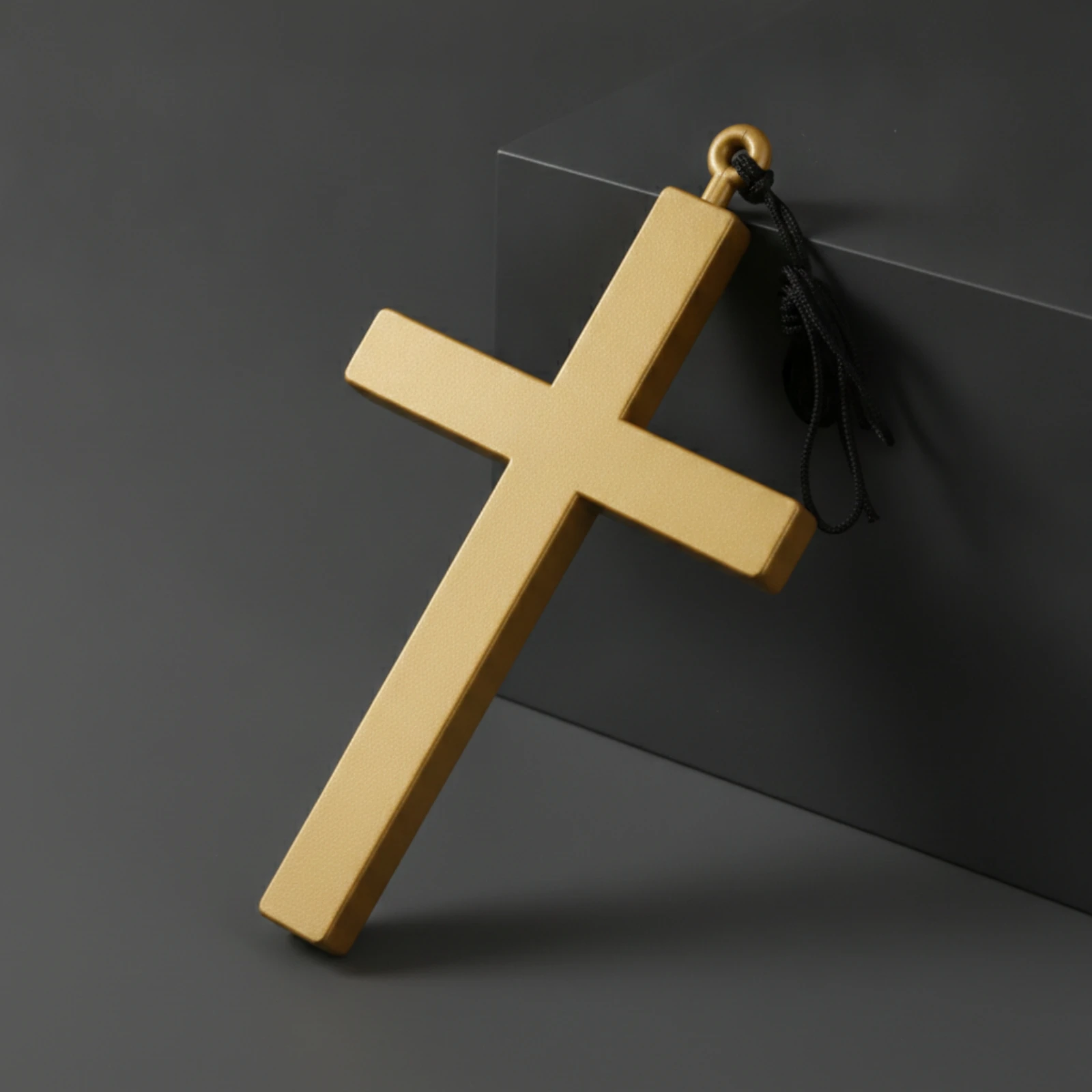Cross Prop Classic Cross Pendant Necklace with Pendant Minimalist Cord Necklace Long-Lasting for Priest, Halloween, Theater