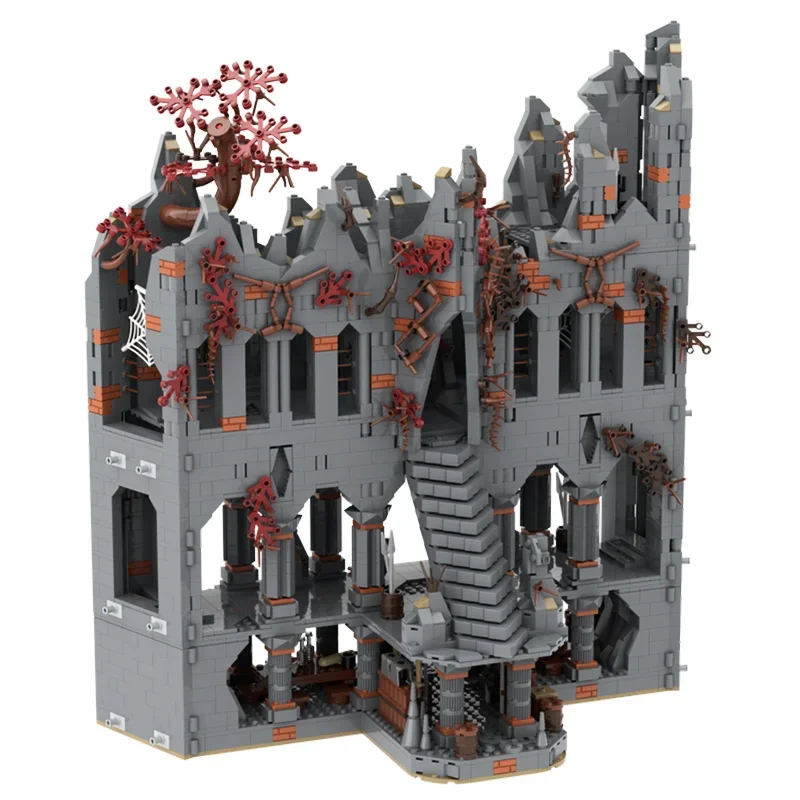 3571PCS Ring of The Rings Dol-Guldur Architecture Model Moc Collector's Edition Building Blocks | Learning & Display Toys Gift