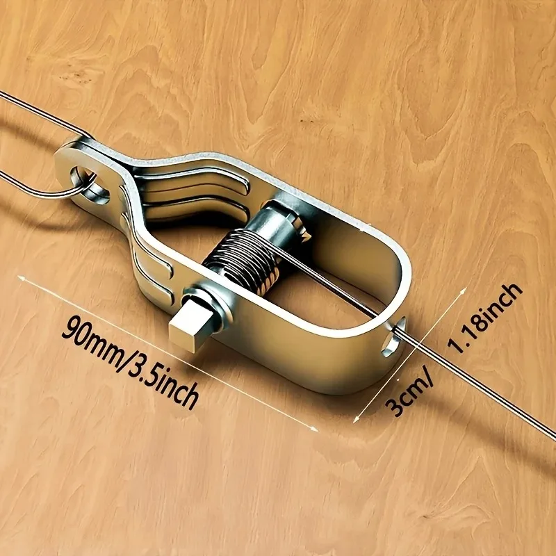 5 Stück Drahtspanner – Verstellbares Kabel- und Zaunspannwerkzeug für sichere Drahtstängel, Gewächshäuser und Weinreben – Detail 5