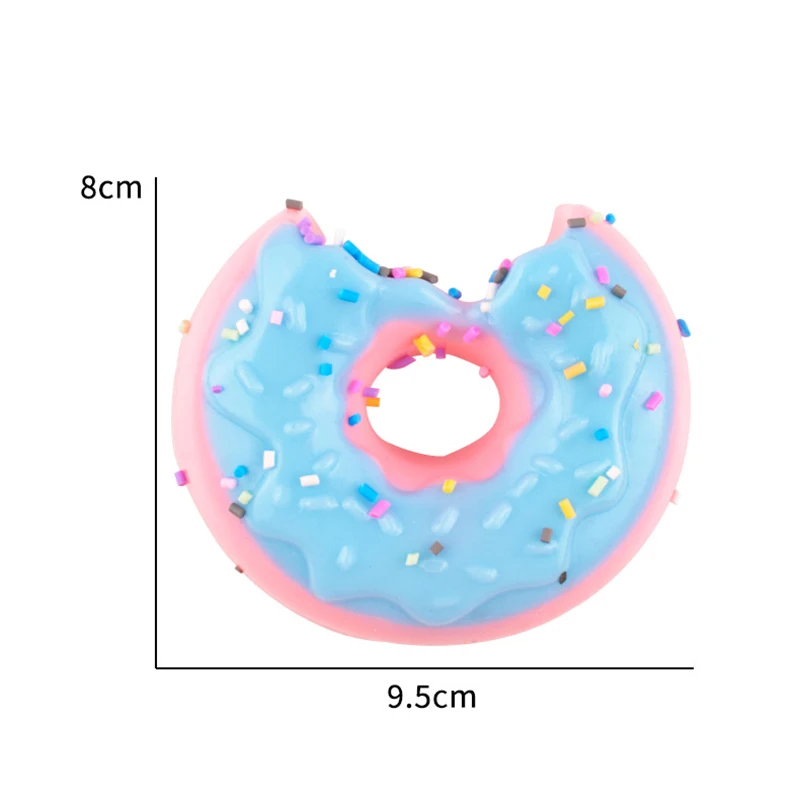 New Creative Simulation Cute Donut Soft Squeeze Vent Toys Funny  Novelty Realistic Food Modelling Adult Stress Relief Toys Gift