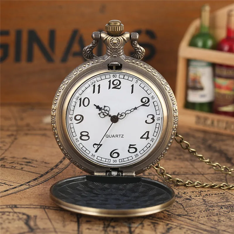 Antique 1 Trillion Rubles Russian Collection Souvenir Coin Design Quartz Pocket Watch for Men Women Necklace Sweater Chain